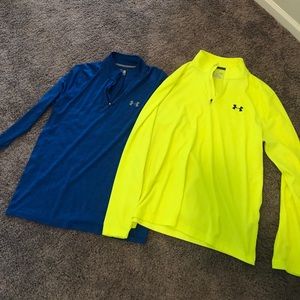 Set of two underarmor quarter zip jackets